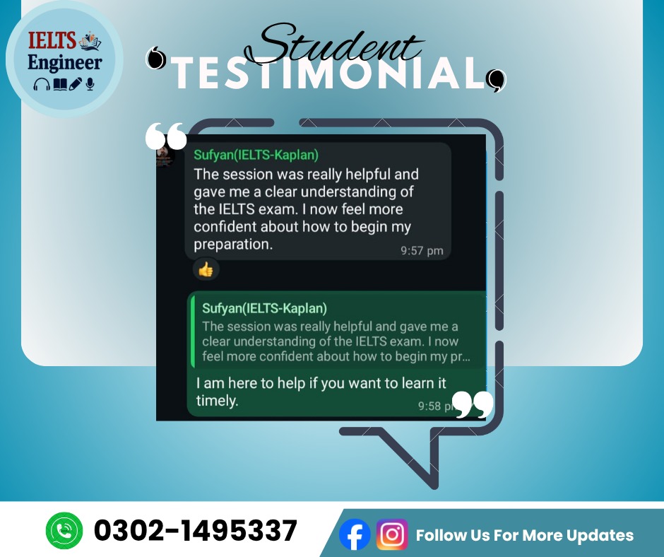 Book a free trial class for online IELTS preparation in Pakistan