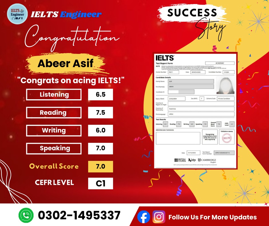 Student Review and Feedback for IELTS Engineer