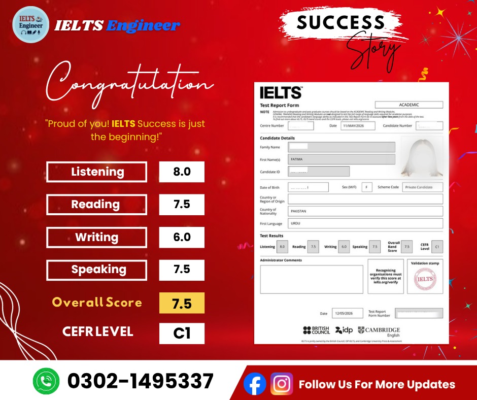 Pass IELTS Academic with weak grammar using easy exam techniques for Pakistani applicants
